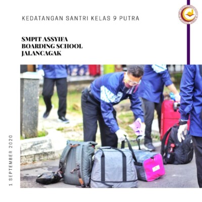 MURID KELAS IX, ANGKATAN PERTAMA YANG KEMBALI  KE SMPIT AS-SYIFA JALANCAGAK