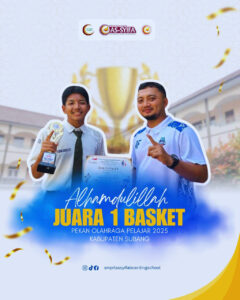 “Muda, Hebat, Soleh dan  Juara! Tim Basket Putra  SMP IT  Assyifa Boarding School Jalancagak Harumkan Nama Sekolah”