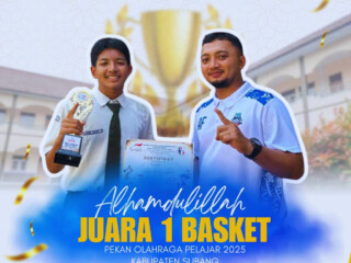 “Muda, Hebat, Soleh dan  Juara! Tim Basket Putra  SMP IT  Assyifa Boarding School Jalancagak Harumkan Nama Sekolah”
