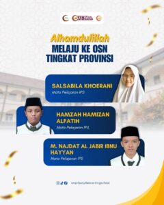Tiga Murid Terbaik  As-Syifa Mewakili Kabupaten Subang Melaju ke Tingkat Provinsi