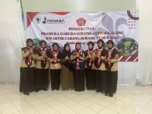 Tekad kuat para penggalang SMPIT Assyifa Boarding School Jalancagak 1 untuk mengukir prestasi di tingkat Pramuka Garuda