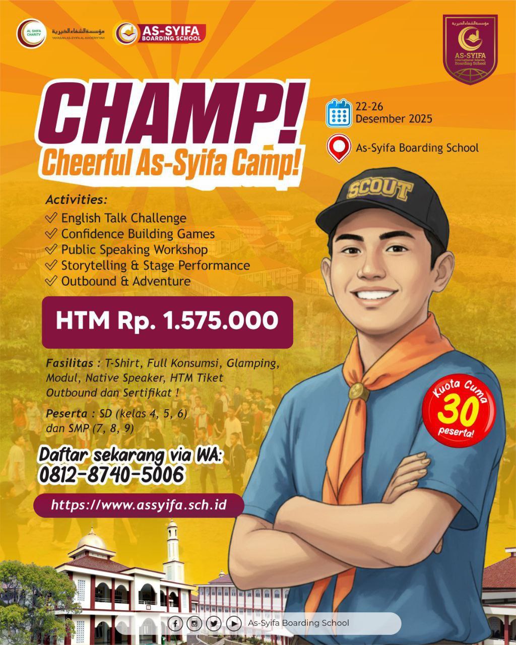 Champ (Cheerful Assyifa Camp) 1 lc