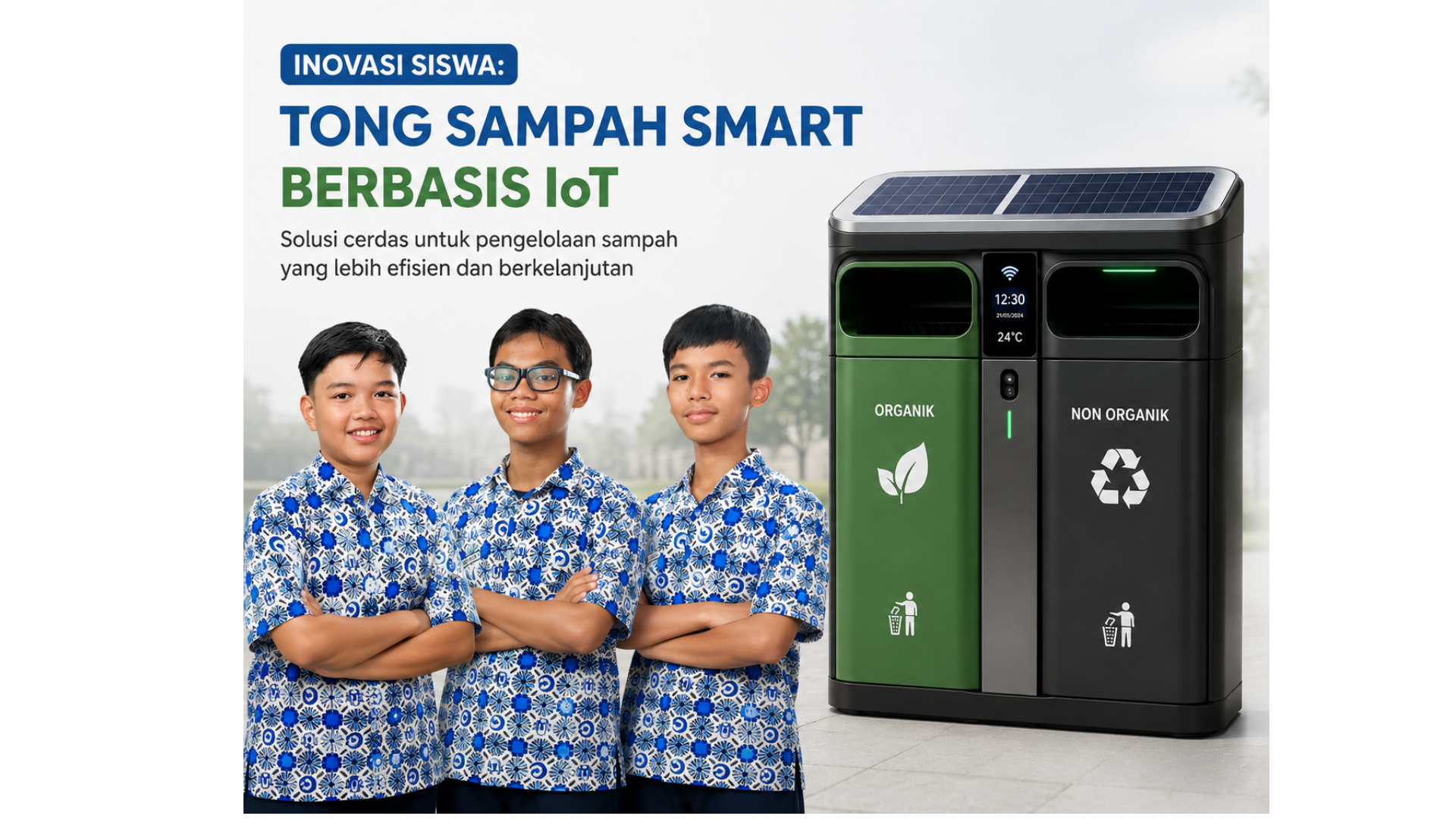 Inovasi Tempat Sampah Pintar SMPIT As-Syifa Boarding School Resmi Mendapat Hak Cipta