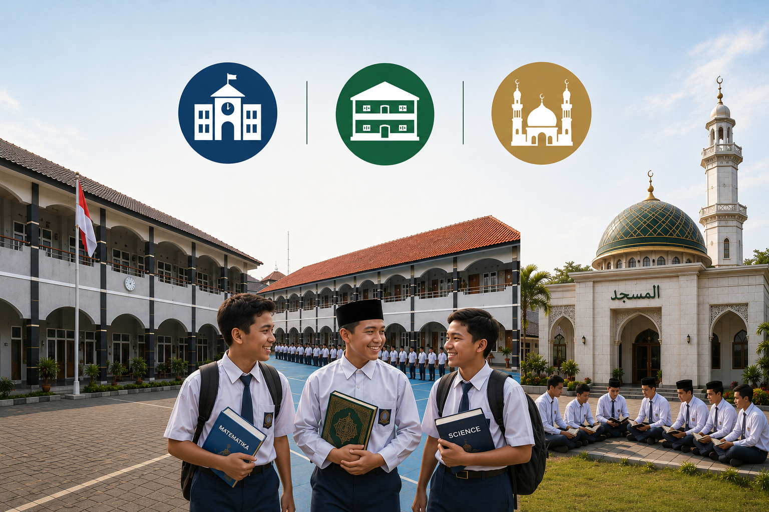 Sekolah, Asrama, dan Masjid : Tiga Pilar Menyiapkan Generasi Pemimpin Berakhlak, Hafizh, dan Berprestasi