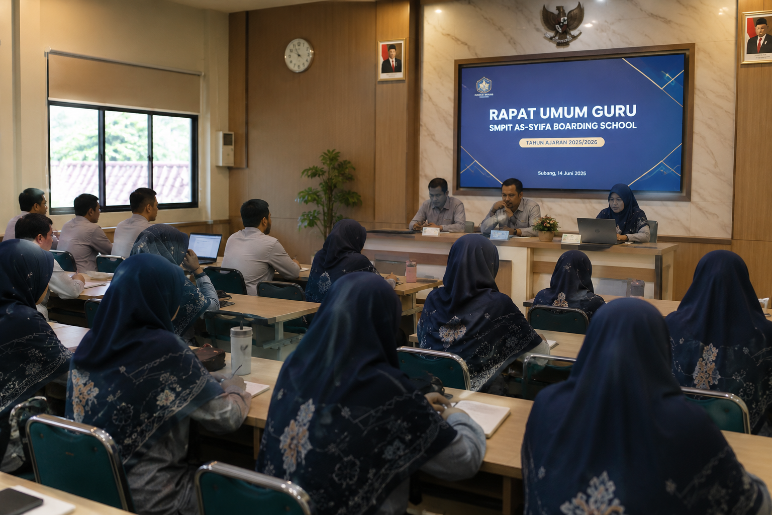 Menguatkan Sinergi, Menyongsong Tahun Ajaran Baru: SMPIT As-Syifa Gelar Rapat Umum