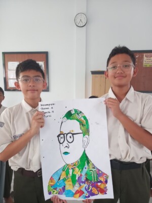 Kreatif dan Peduli Lingkungan, Murid Kelas 8 SMPIT As-Syifa Belajar Membuat Kolase Bertema Indonesia dari Limbah Plastik 11 6066528498743972145 1