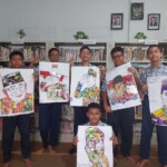 Kreatif dan Peduli Lingkungan, Murid Kelas 8 SMPIT As-Syifa Belajar Membuat Kolase Bertema Indonesia dari Limbah Plastik