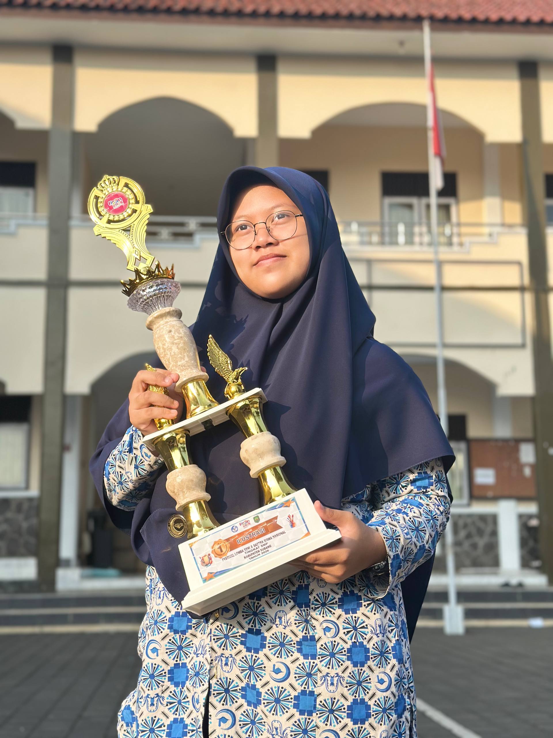 “Goresan Imajinasi Alika dari SMPIT As Syifa Subang Raih Juara 3 cabang Ilustrasi lomba FLS3N Jawa Barat 2026”