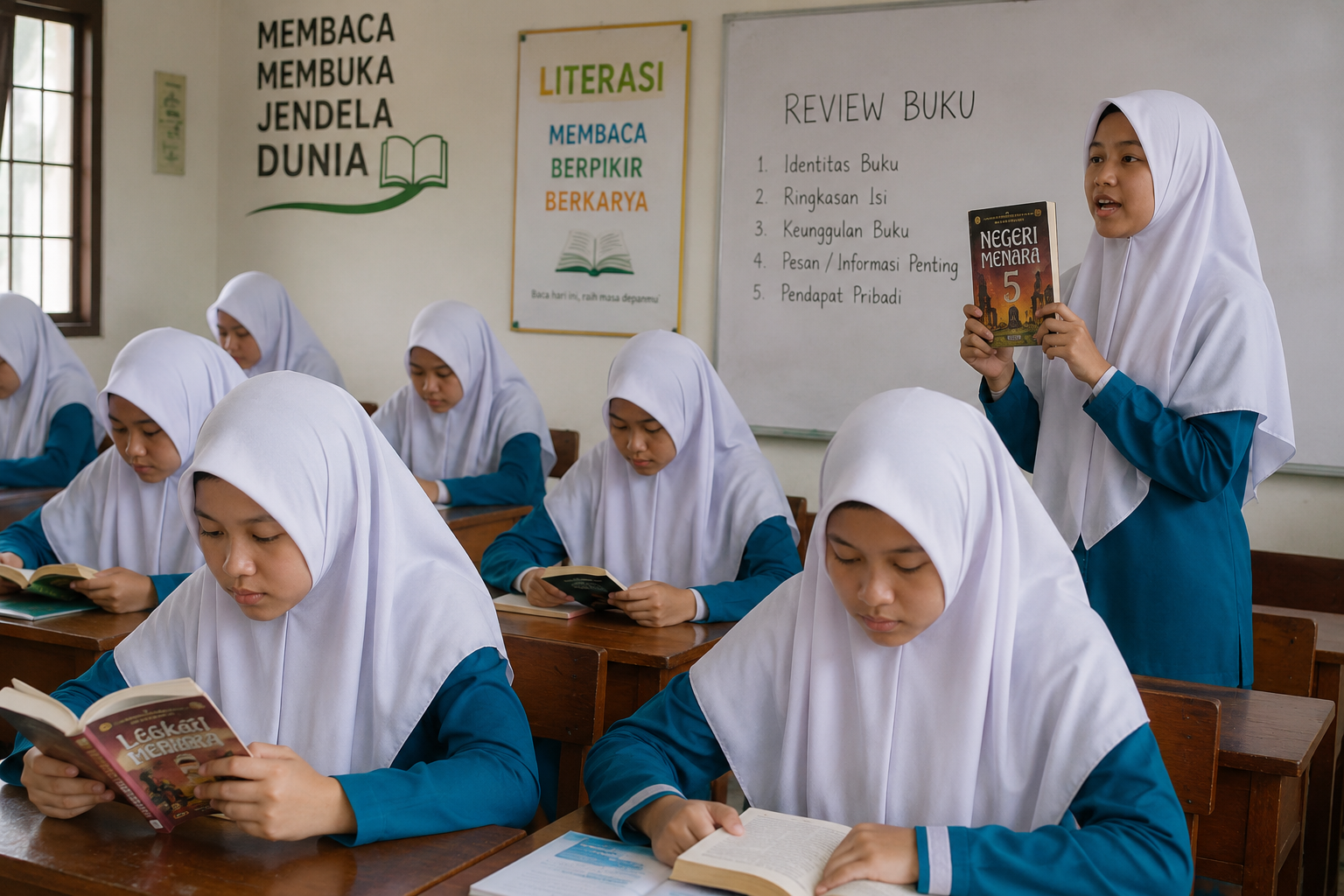 SMPIT As-Syifa Boarding School Jalancagak Asah Keterampilan Berbicara Murid melalui Review Buku Fiksi dan Nonfiksi 1 SMPIT As-Syifa Boarding School Jalancagak Asah Keterampilan Berbicara Murid melalui Review Buku Fiksi dan Nonfiksi