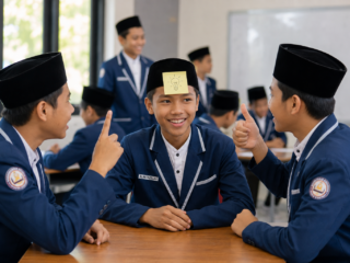 Who Am I? Permainan Edukatif yang Mengasah Logika, Kreativitas, dan Kekompakan Murid di SMPIT As-Syifa Boarding School