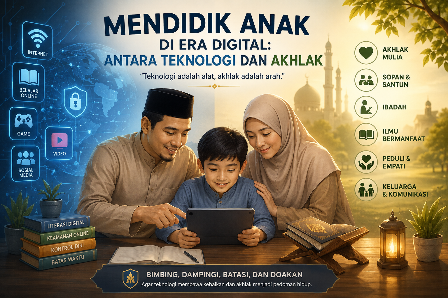Mendidik Anak di Era Digital: Antara Teknologi dan Akhlak
