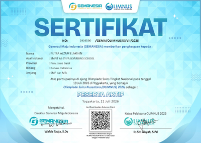 Tetap Berprestasi di Masa Liburan, Murid SMPIT As-Syifa Boarding School Jalancagak Raih Medali di Ajang PUSKANAS 2 unnamed 1