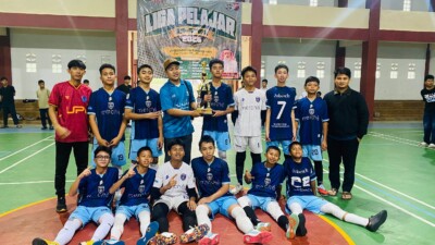 Raih Juara 1 Liga Pelajar As-Syifa, Tim Futsal SMPIT As-Syifa Boarding School Jalancagak Torehkan Prestasi Gemilang